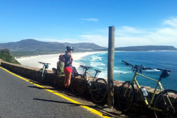Balade à vélo le long des côtes du Cap de Bonne Espérance
