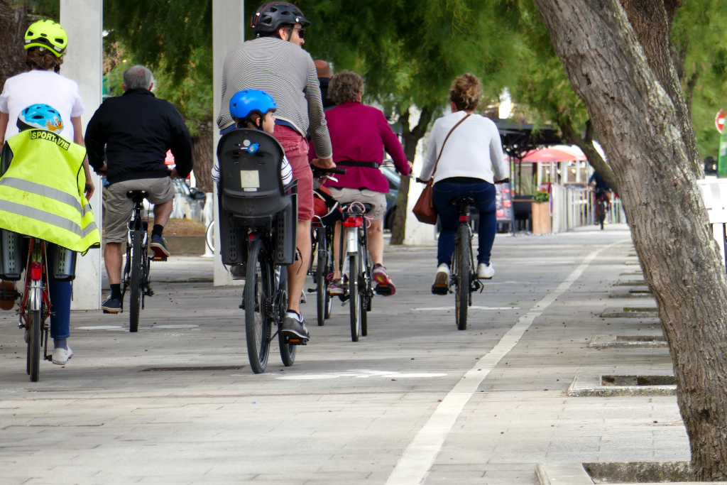 Au départ, faire Arcachon Hendaye à vélo veut dire faire du vélo urbain