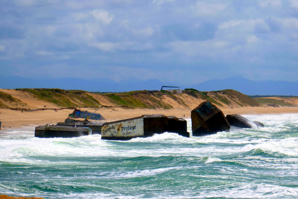 Les bunkers sont présents sur toute la côte atlantique