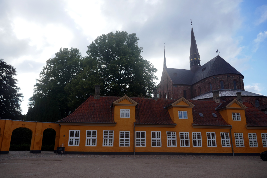 La cathédrale de Roskilde, étape incourtournable pour des cyclotouristes