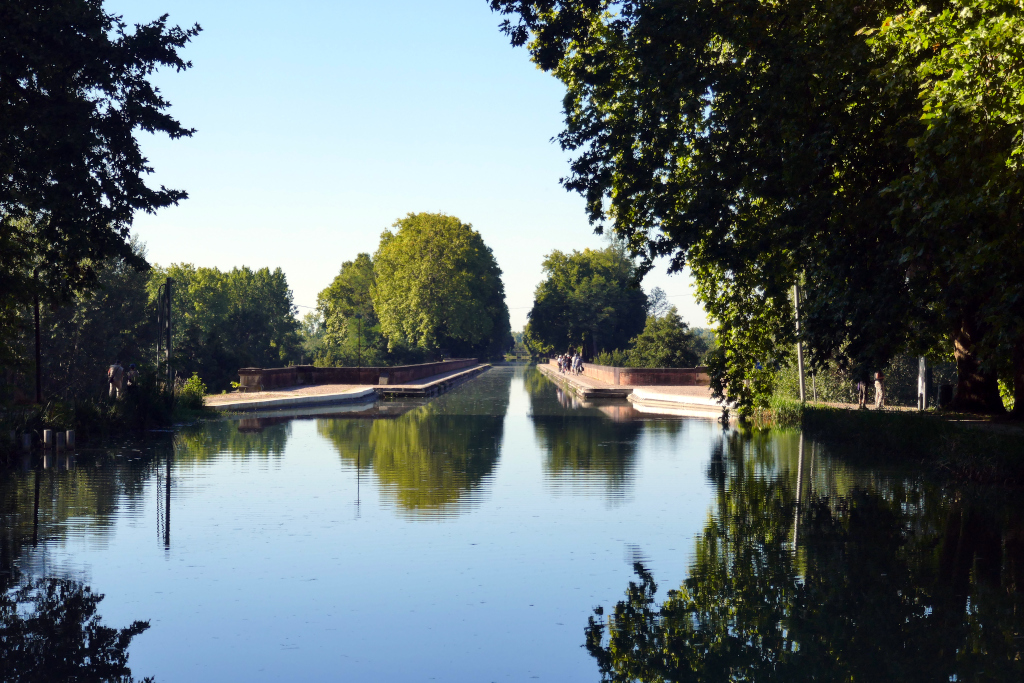 De Moissac à Toulouse à vélo, vous devrez traverser le pont-canal du Cacor
