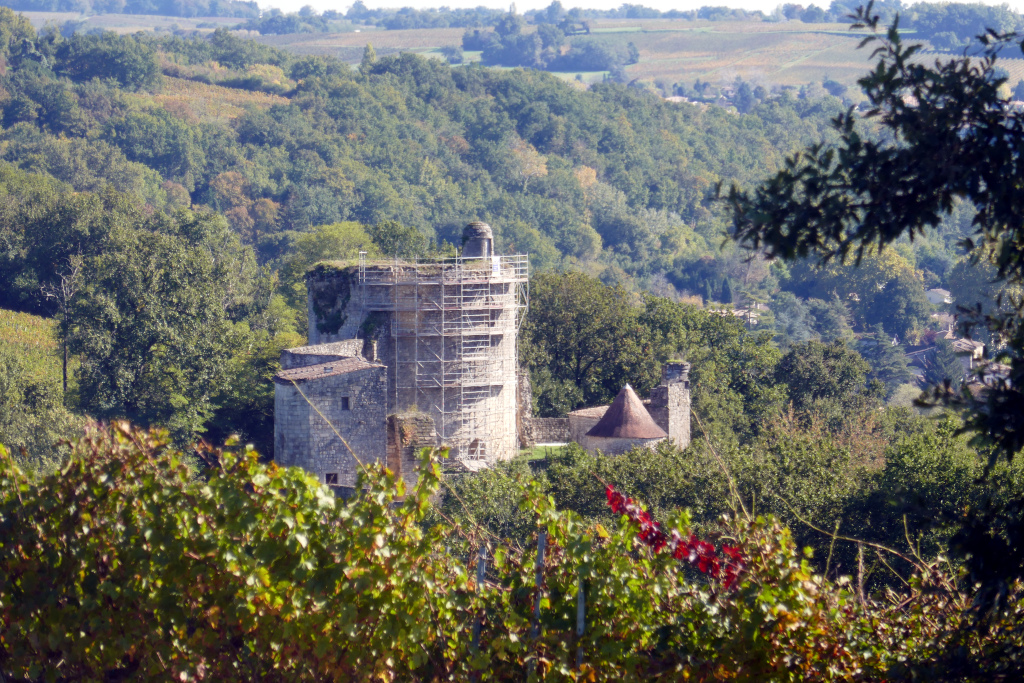 Le château de Langoiran est en travaux