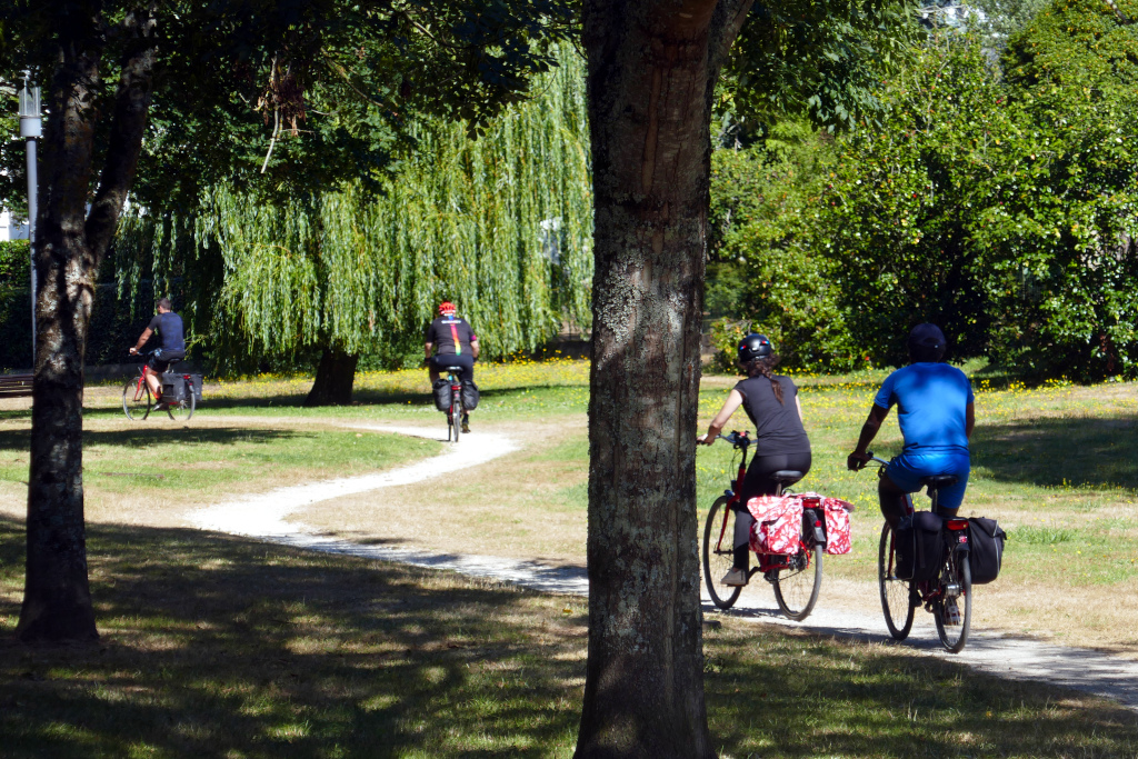 Lorient Concarneau à vélo via des parcs
