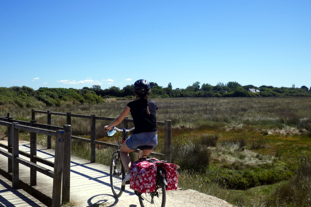 Concarneau Plomeur à vélo via les marais de la mer blanche