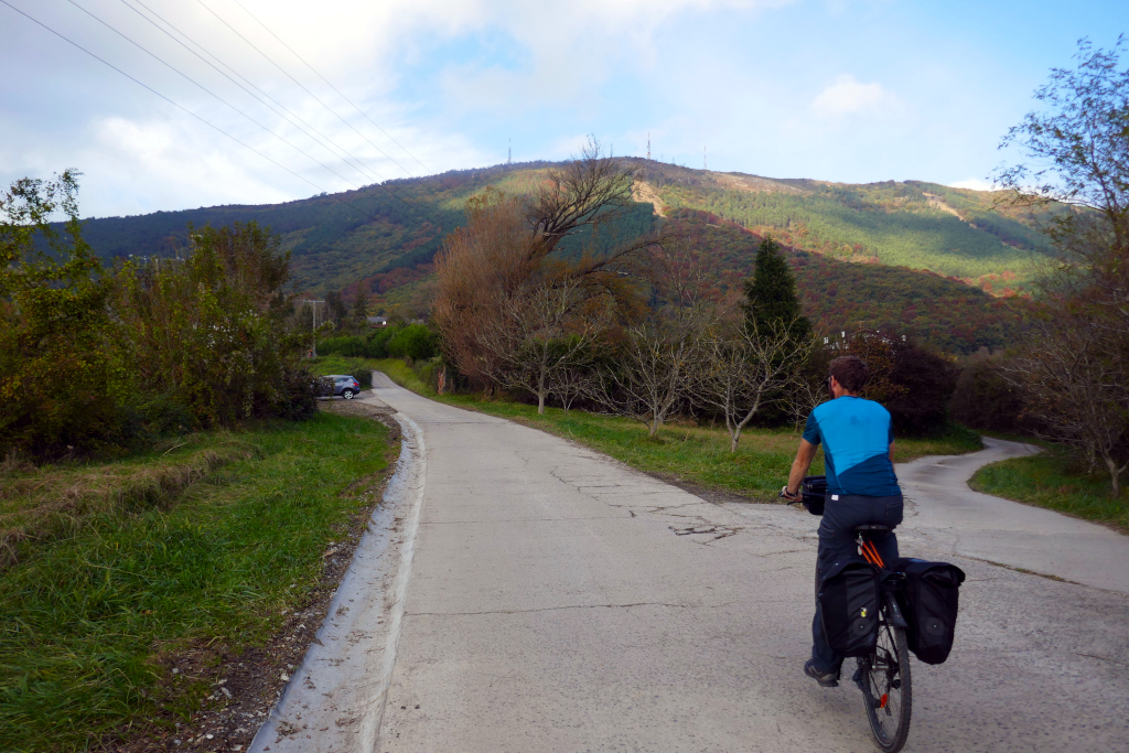 Cyclotourisme en Espagne après Irun