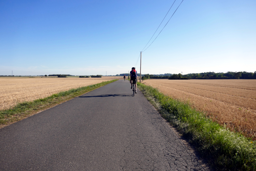 La Rochelle - La Tranche-sur-Mer à vélo et les champs