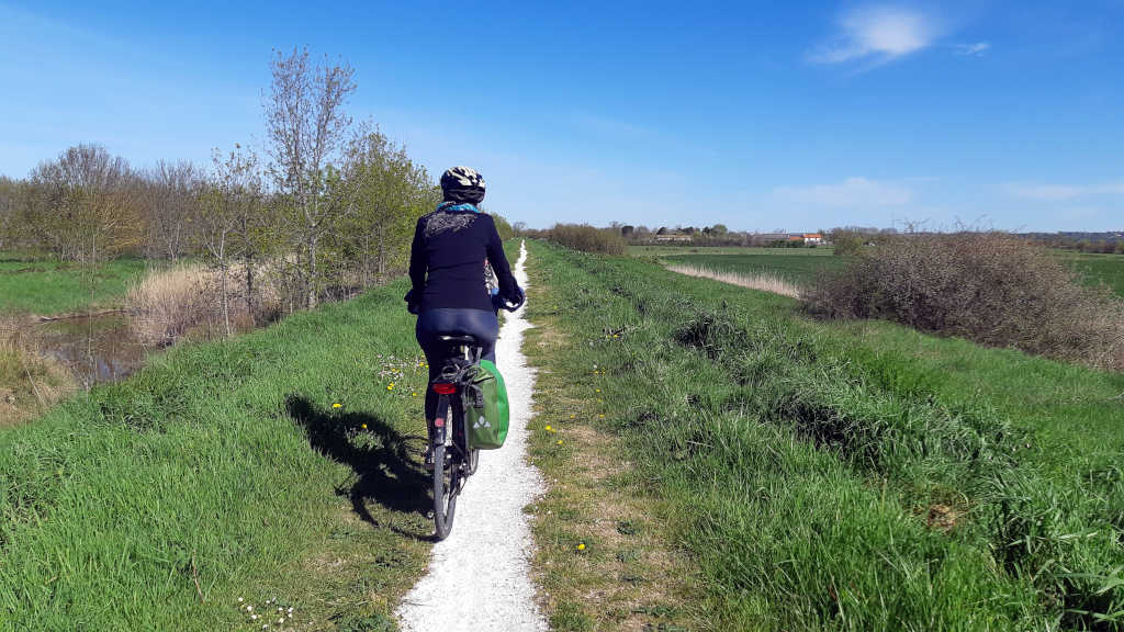 De Blaye à Royan à vélo avec quelques petits chemins de terre