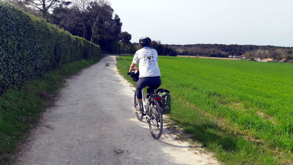 Blaye Royan à vélo avec un petit tour dans les terres